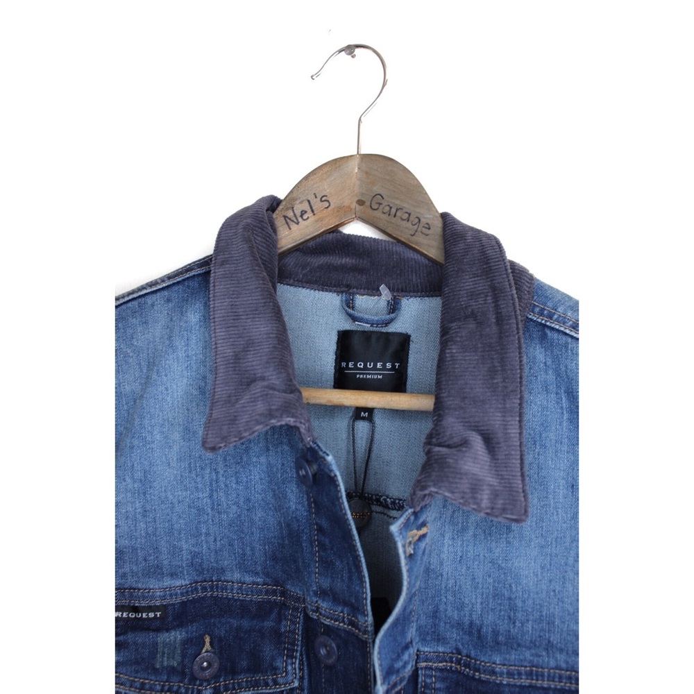 Request Faded Premium Denim Jacket M - Picture 3 of 9